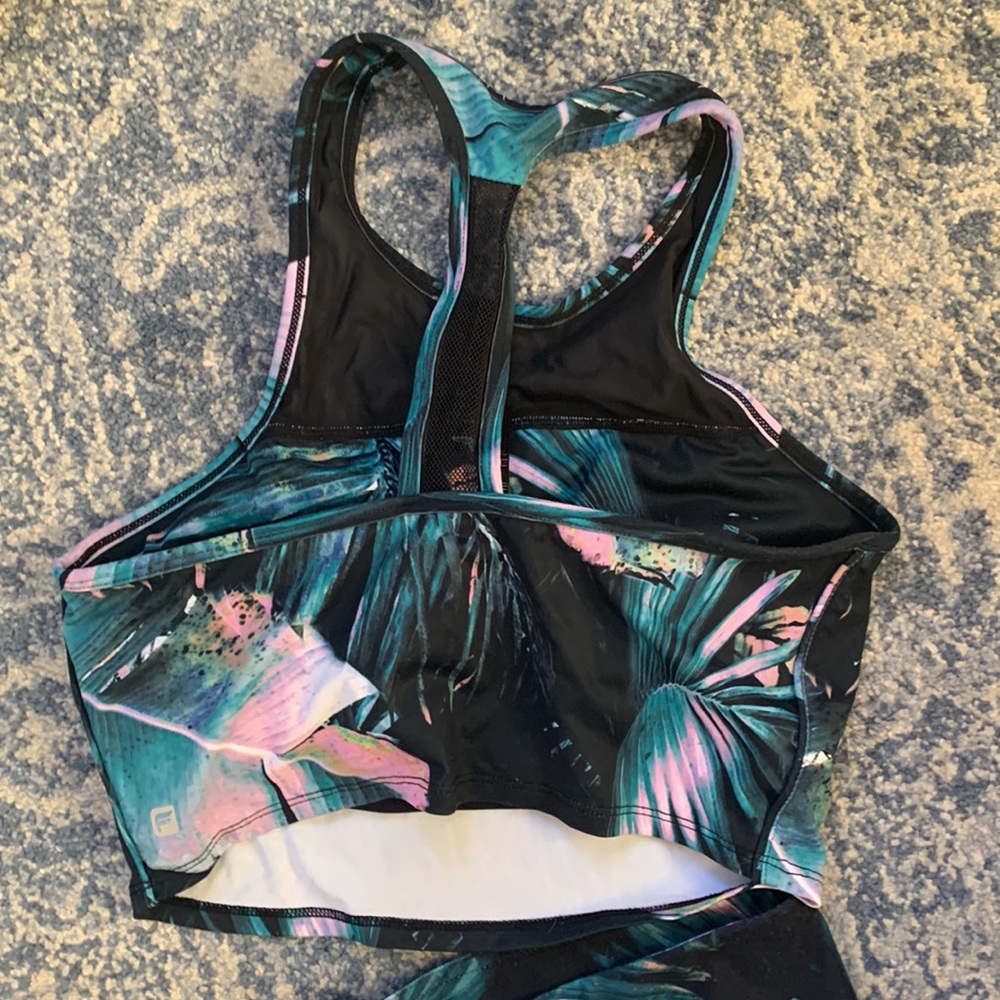 Fabletics Tropical Print Set Size Xs - image 4